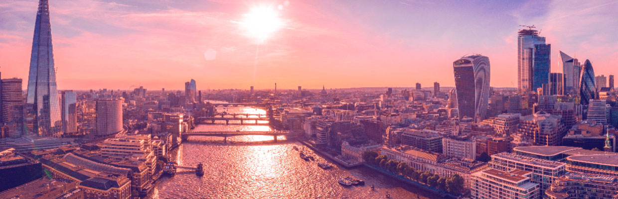 Vue panoramique de Londres