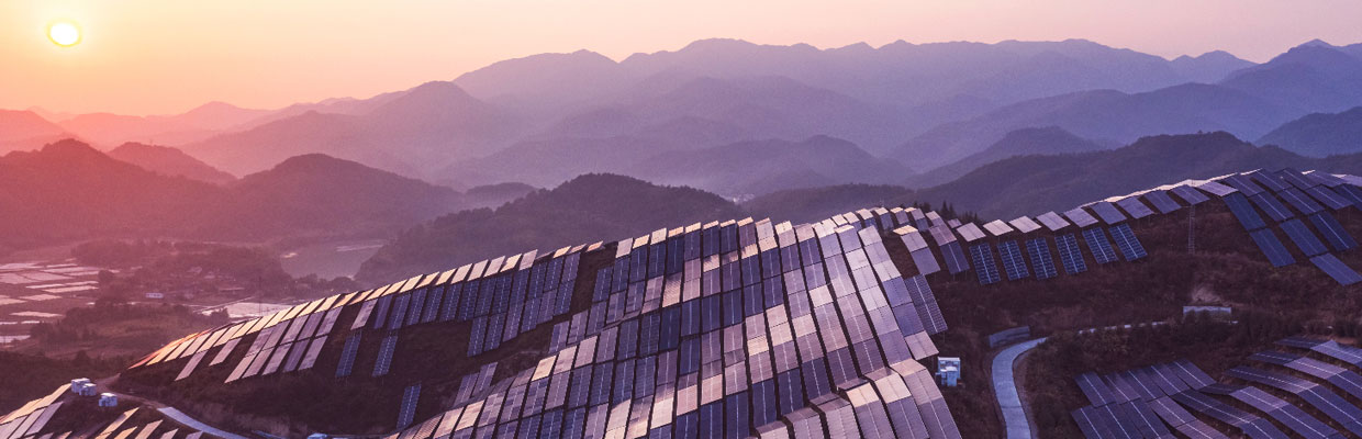 Ferme solaire en Chine