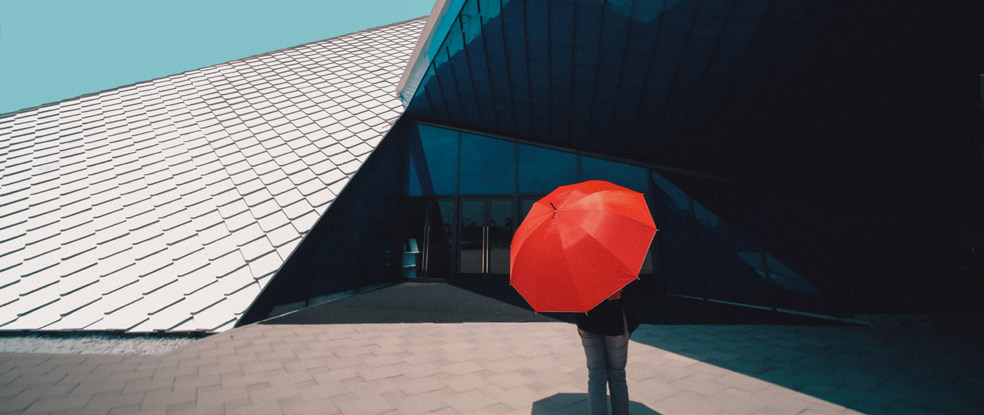 Parapluie orange