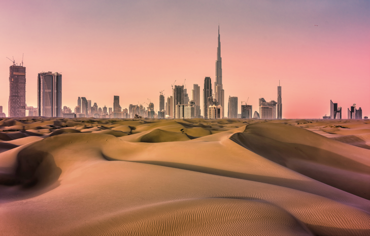 Paysage urbain de Dubaï